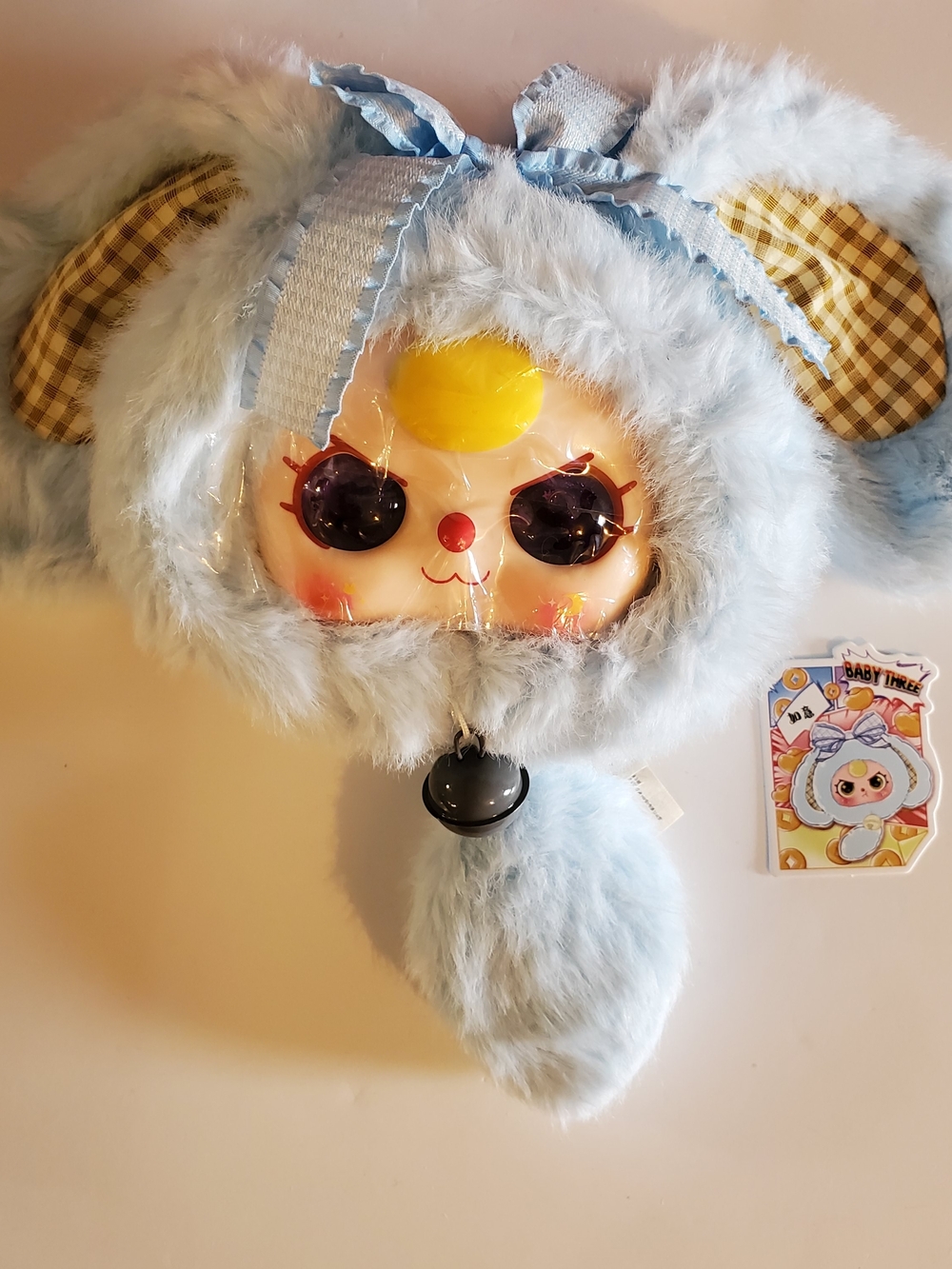 Confirmed Baby Three Lucky Rabbit Zipper Bag Plush Blind Box